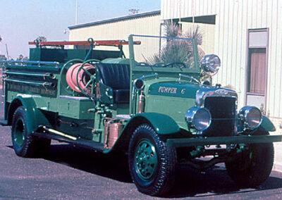 Brush truck. Ex – Los Angeles County, CA.  Donated by Gene Autry.