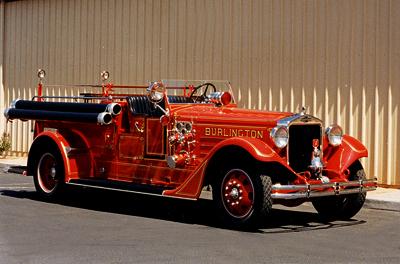 Type 400 Senior fire engine used in Burlington, IA