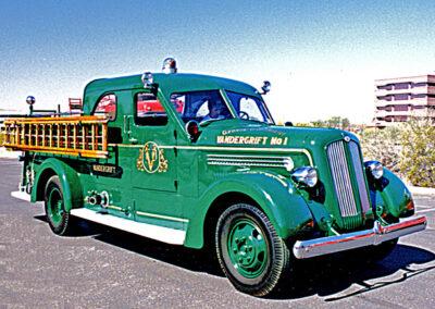 Triple combination fire engine. Ex – Vandergrift, PA and ALCOA Fire Brigade.