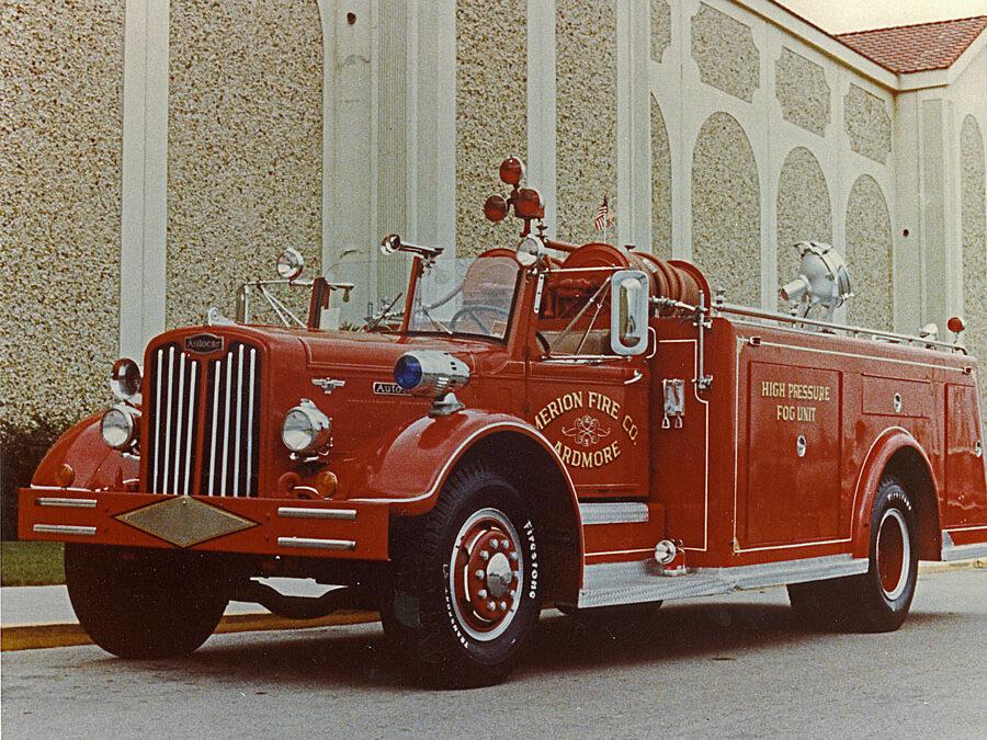 High pressure fog fire engine. ex – Ardmore, PA. 70 gpm Hardie Pump.