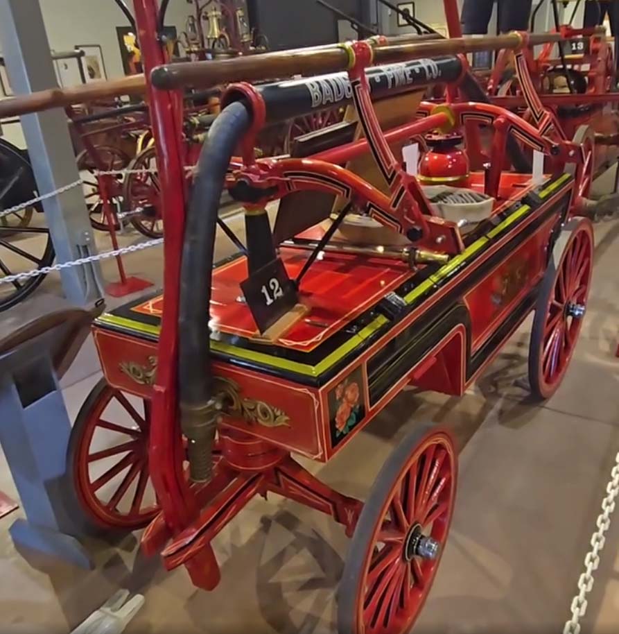 1860 Rumsey Hand-Drawn Pumper 