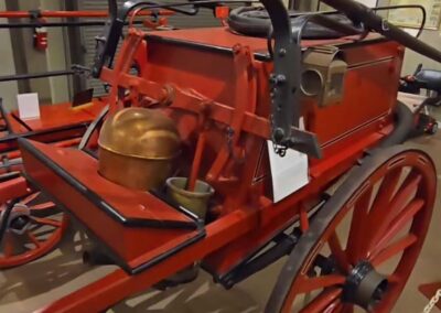 1870 Curricle Horse Drawn Fire Pumper