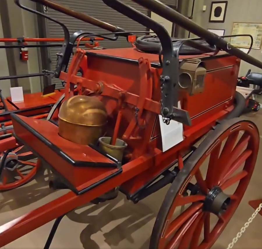 1870 Curricle Horse Drawn Fire Pumper